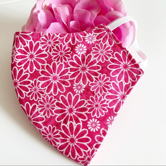 2/$20 Triple Layer Handmade Face Mask - Picture 4 of 5